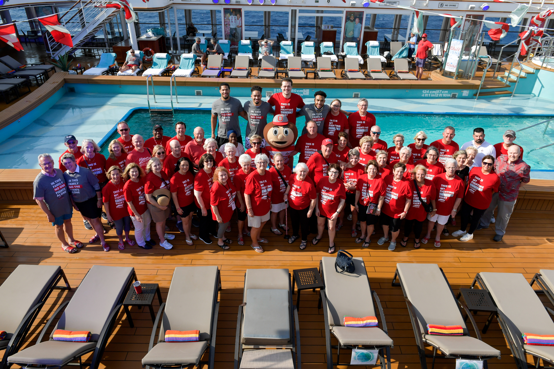 Our Survivors and Buckeye Greats after Survivor Breakfast