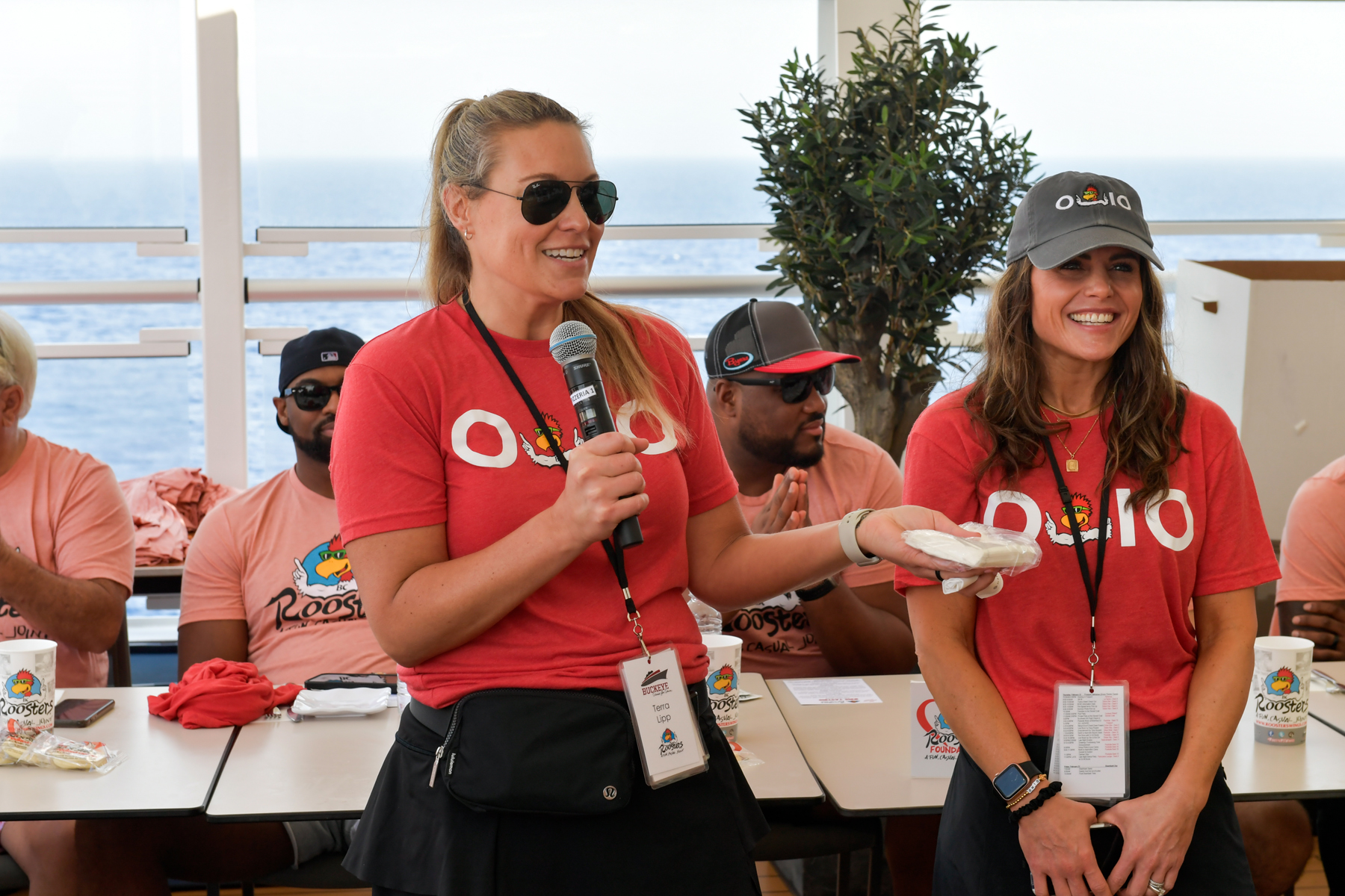 Terra Lipp & Nicole Cox of Roosters Hosting the Wing Tasting
